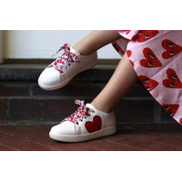Pollen Australia - Liberty Print Shoe Laces Wiltshire Red
