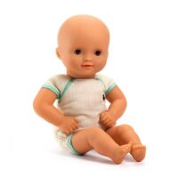 Pomea Collection by Djeco - Soft Body Doll in Green