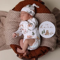 Snuggle Hunny - Bears Long Sleeve Organic Bodysuit