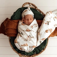 Snuggle Hunny - Bears Organic Muslin Wrap
