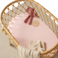Snuggle Hunny - Baby Pink Organic Fitted Bassinet Sheet
