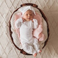 Snuggle Hunny - Milk Organic Growsuit