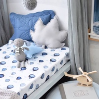 Shuggle Hunny - Cloud Chaser Organic Fitted Cot Sheet