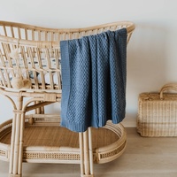 Snuggle Hunny Kids - Diamond Knit Baby Blanket - River