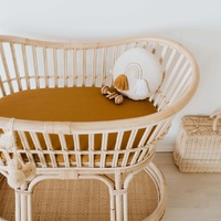 Snuggle Hunny - Bronze Organic Fitted Bassinet Sheet  