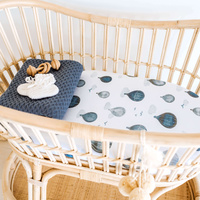 Snuggle Hunny - Cloud Chaser Organic Fitted Bassinet Sheet 