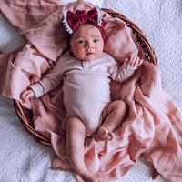 Snuggle Hunny Kids - Musk Pink Organic Muslin Wrap