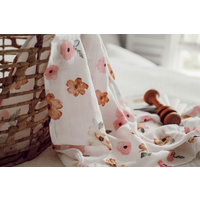 Snuggle Hunny Kids Organic Muslin Wrap- Poppy