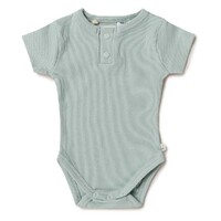 Snuggle Hunny Kids - Sage Short Sleeve Bodysuit