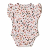 Snuggle Hunny Kids - Spring Floral Short Sleeve Organic Bodysuit