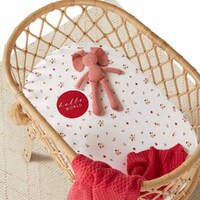 Snuggle Hunny - Ladybug Organic Fitted Bassinet Sheet