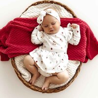 Snuggle Hunny - Ladybug Organic Long Sleeve Dress