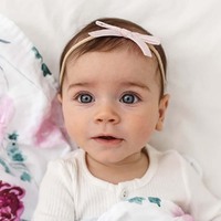 Snuggle Hunny - Lullaby Pink Velvet Bow