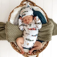 Snuggle Hunny - Little Racers Long Sleeve Organic Bodysuit