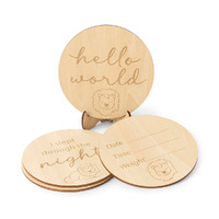 Snuggle Hunny - Lion Wooden Milestone Cards