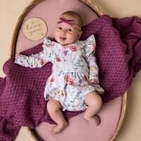 Snuggle Hunny - Meadow Long Sleeve Organic Dress