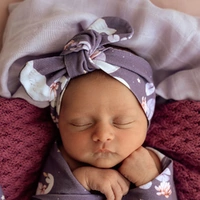 Snuggle Hunny - Midnight Swan Organic Topknot
