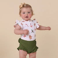 Snuggle Hunny - Olive Organic Bloomers