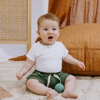 Snuggle Hunny - Olive Organic Shorts
