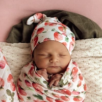 Snuggle Hunny - Strawberry Organic Knotted Beanie