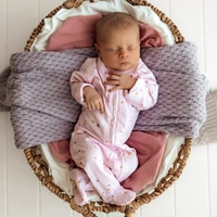 Snuggle Hunny - Twinkle Organic Snuggle Sleepsuit Zip Footie