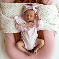 Snuggle Hunny - Twinkle Organic Long Sleeve Bodysuit with Frill
