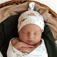 Snuggle Hunny - Woodland Tales Organic Knotted Beanie