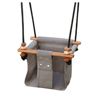 Solvej Swings - Classic Taupe Convertible Baby and Toddler Swing