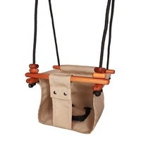 Solvej Swings - Soft Linen Convertible Baby and Toddler Swing