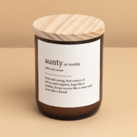 The Commonfolk Collective - Dictionary Meaning Candle - Aunty