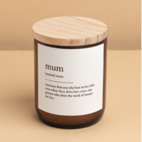 The Commonfolk Collective - Dictionary Meaning Candle - Mum