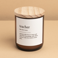 The Commonfolk Collective - Dictionary Meaning Candle - Teacher