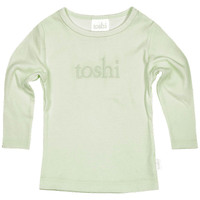 Toshi - Dreamtime Organic Tee Long Sleeve with Logo - Mist