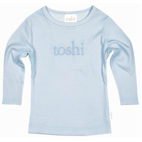 Toshi - Dreamtime Organic Long Sleeve Tee with Logo - Dusk
