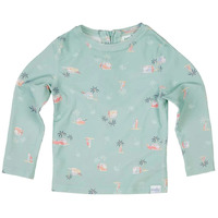 Toshi - Long Sleeve Half Zip Kids Swim Rashie Uluwata