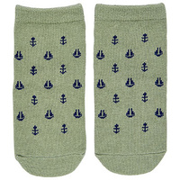 Toshi - Nautical Organic Baby Socks