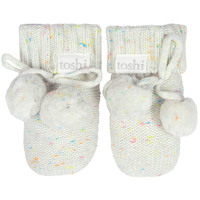 Toshi - Organic Booties Marley Snowflake