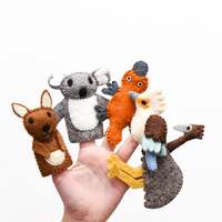 Tara Treasures - Australian Animals A Felt Finger Puppet Set