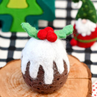 Tara Treasures - Felt Christmas Pudding