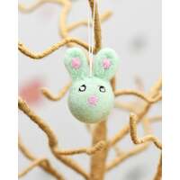 Tara Treasures - Felt Mint Green Bunny Ornament