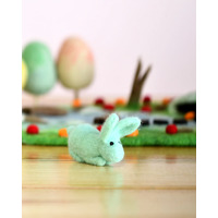Tara Treasures - Felt Mint Green Rabbit Toy
