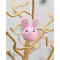 Tara Treasures - Felt Pink Bunny Ornament