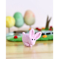 Tara Treasures - Felt Pink Rabbit Toy