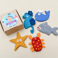 Tara Treasures - Ocean and Sea Creatures A Finger Puppet Set