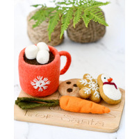 Tara Treasures - Santa's Snacks with Red Hot Chocolate Cup