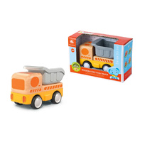 Wooden Friction Dump Truck with Sounds and Lights