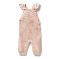 Wilson + Frenchy - Fairy Floss Organic Knitted Ruffle Overall