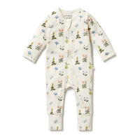 Wilson + Frenchy - Petit Garden Organic Zipsuit with Feet