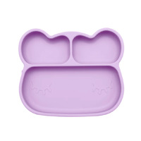 We Might Be Tiny - Bear Stickie Plate - Lilac