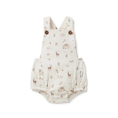 Aster & Oak - Happy Holidays Playsuit [Size: 6-12 Months]